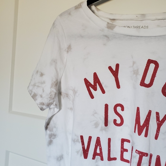 NWT Tie Dye Valentines Graphic Tee Size XXL - Picture 3 of 4